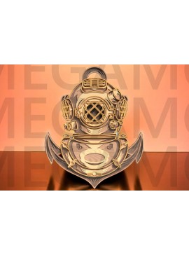 Σετ των 3 Intra απο ξύλο plywood 3mm-4mm πάχος - Καταδυτικό κράνος άγκυρα  Layered Δίασταση 4x4 cm INTRAFABR-123611991