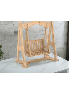 Σετ των 2 Intra απο ξύλο plywood 3mm-4mm πάχος - DIY Κομψή Ξύλινη Κουνιστή Καρέκλα με Λέιζερ Δίασταση 20x20 cm INTRAFABR-92968416