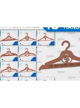 Σετ των 2 Intra απο ξύλο plywood 3mm-4mm πάχος - Δέσμη κοπής με λέιζερ Doctor Hangers Δίασταση 30x20 cm INTRAFABR-100378715