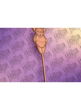 Σετ των 2 Intra απο ξύλο plywood 3mm-4mm πάχος - Dog Cake Topper Laser Cut Σχέδιο  Δίασταση 30x20 cm INTRAFABR-80948928