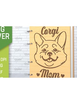 Intra απο ξύλο plywood 3mm-4mm πάχος -  κάλυμμα σκύλου. Corgi  Δίασταση 30x20 cm INTRAFABR-89175042