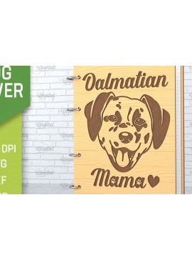 Σετ των 2 Intra απο ξύλο plywood 3mm-4mm πάχος -  κάλυμμα σκύλου. Δαλματίας  Δίασταση 30x20 cm INTRAFABR-89117077