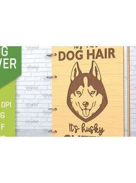 Σετ των 2 Intra απο ξύλο plywood 3mm-4mm πάχος -  κάλυμμα σκύλου. Husky  Δίασταση 30x20 cm INTRAFABR-89115556