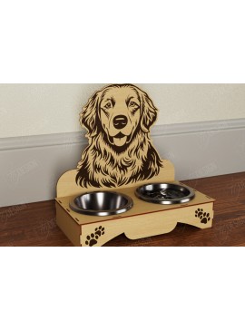 Intra απο ξύλο plywood 3mm-4mm πάχος - Βάση μπολ τροφής για σκύλους | Θήκη για μπολ φαγητού Δίασταση 30x20 cm INTRAFABR-108928266