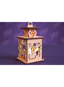 Σετ των 3 Intra απο ξύλο plywood 3mm-4mm πάχος - Φανάρι σκύλου | 3D Night Light | Κατοικία Κατοικίδια Δίασταση 20x20 cm INTRAFABR-101752666