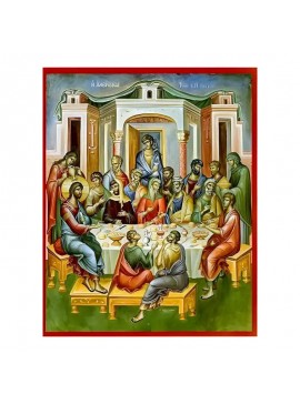 Σετ των 2 Εικόνα Ορθοδοξίας με περίγραμμα χρυσό σε ξύλο Φλαμουρίας  με  βάση Εικόνα Η αλείψασα τον Κύριο μύρω Χειροποίητη Ελληνορθόδοξη , Κρεμαστή πλάκα βυζαντινής τέχνης, χριστιανική τέχνη Διάσταση 10x7 cm (3,9 x 2,8 ίντσες) INTRAEK-670983