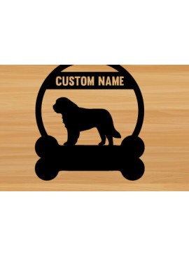 Intra απο ξύλο plywood 3mm-4mm πάχος -  κοπής με λέιζερ τέχνης μεταλλικής διακόσμησης τοίχου Dog Δίασταση 40x50 cm INTRAFABR-74782416