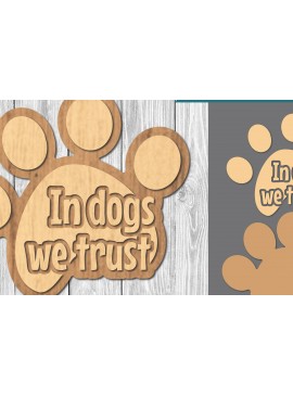 Σετ των 2 Intra απο ξύλο plywood 3mm-4mm πάχος - Διακόσμηση με λέιζερ αποσπάσματα  2 Δίασταση 20x20 cm INTRAFABR-106885803