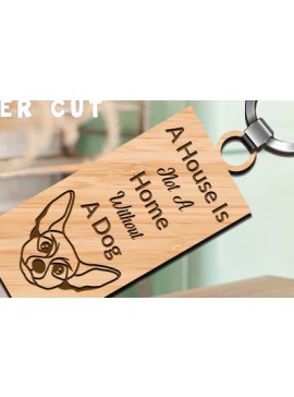 Σετ των 3 Intra απο ξύλο plywood 3mm-4mm πάχος - Ξύλινα μπρελόκ για σκύλους με λέιζερ  Δίασταση 4x4 cm INTRAFABR-98539755