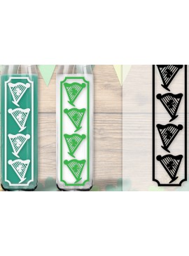 Σετ των 2 Intra απο ξύλο plywood 3mm-4mm πάχος - Περιτύλιγμα κεριού δέντρου Dollar Δίασταση 20x20 cm INTRAFABR-117786067