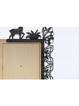 Intra απο ξύλο plywood 3mm-4mm πάχος - Γωνιακή πόρτα  Cut Laser Δίασταση 40x50 cm INTRAFABR-69865378