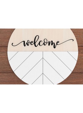 Intra απο ξύλο plywood 3mm-4mm πάχος - Σχέδιο κοπής κρεμάστρας πόρτας / στρογγυλή ανάρτηση 269 Δίασταση 30x20 cm INTRAFABR-53991982