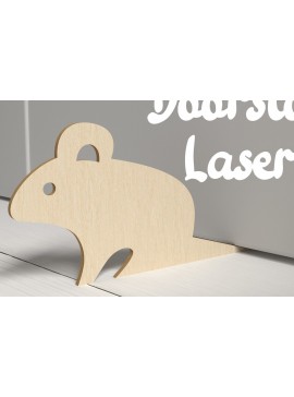 Σετ των 2 Intra απο ξύλο plywood 3mm-4mm πάχος - Doorstops . Διακόσμηση σπιτιού Doorstop Δίασταση 30x20 cm INTRAFABR-81503453