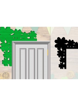 Σετ των 3 Intra απο ξύλο plywood 3mm-4mm πάχος - Dorr Corner St Patrick's Day Lasercut Δίασταση 20x20 cm INTRAFABR-117784912
