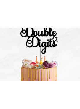 Σετ των 2 Intra απο ξύλο plywood 3mm-4mm πάχος - Διψήφιο κάλυμμα κέικ Δίασταση 20x20 cm INTRAFABR-75259957