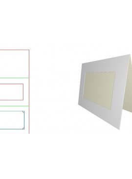 Σετ των 2 Intra απο ξύλο plywood 3mm-4mm πάχος - Πλαίσιο διπλού τοίχου Pdf, Jpg, PNG,  DXF Δίασταση 13x8 cm INTRAFABR-33644335