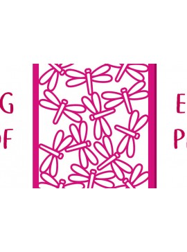 Σετ των 3 Intra απο ξύλο plywood 3mm-4mm πάχος -  αποκοπής  Card Dragonfly Days Δίασταση 7x5 cm INTRAFABR-13721061