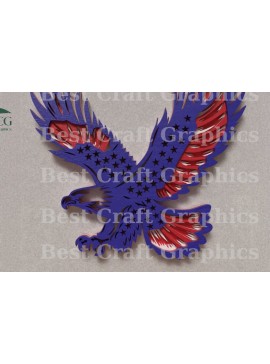 Σετ των 2 Intra απο ξύλο plywood 3mm-4mm πάχος - Eagle Cut File/ 3D Layer Δίασταση 20x20 cm INTRAFABR-120144475