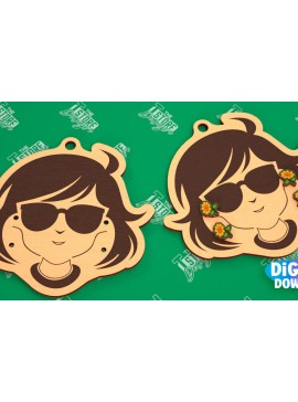 Σετ των 3 Intra απο ξύλο plywood 3mm-4mm πάχος - Κάρτα προβολής σκουλαρικιών | Stand κοσμημάτων|CNC Δίασταση 3x3 cm INTRAFABR-102902458