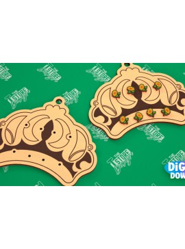 Σετ των 3 Intra απο ξύλο plywood 3mm-4mm πάχος - Κάρτα προβολής σκουλαρικιών | Stand κοσμημάτων|CNC Δίασταση 3x3 cm INTRAFABR-102902507