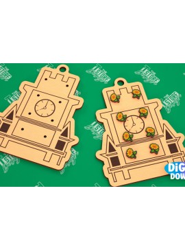 Σετ των 3 Intra απο ξύλο plywood 3mm-4mm πάχος - Κάρτα προβολής σκουλαρικιών | Stand κοσμημάτων|CNC Δίασταση 3x3 cm INTRAFABR-102902535