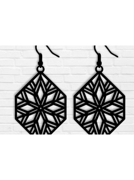 Σετ των 3 Intra απο ξύλο plywood 3mm-4mm πάχος - Σκουλαρίκι Laser Cut File, Σκουλαρίκι  Δίασταση 3x3 cm INTRAFABR-109952471
