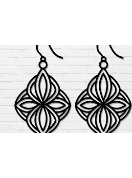 Σετ των 3 Intra απο ξύλο plywood 3mm-4mm πάχος - Σκουλαρίκι Laser Cut File, Σκουλαρίκι  Δίασταση 3x3 cm INTRAFABR-115913922