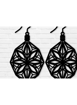 Σετ των 3 Intra απο ξύλο plywood 3mm-4mm πάχος - Σκουλαρίκι Laser Cut File, Σκουλαρίκι  Δίασταση 3x3 cm INTRAFABR-101853106