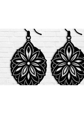 Σετ των 3 Intra απο ξύλο plywood 3mm-4mm πάχος - Σκουλαρίκι Laser Cut  Δίασταση 3x3 cm INTRAFABR-109631130