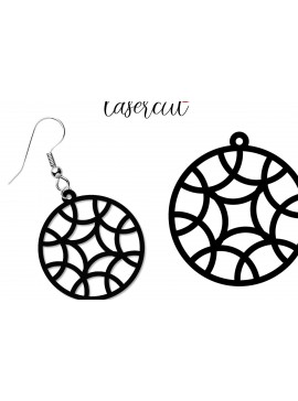 Σετ των 3 Intra απο ξύλο plywood 3mm-4mm πάχος - Σκουλαρίκι LaserCut - Πρότυπο Lasercut Δίασταση 3x3 cm INTRAFABR-118291271