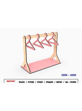 Σετ των 3 Intra απο ξύλο plywood 3mm-4mm πάχος -  κοπής με λέιζερ βάση σκουλαρικιού Δίασταση 3x3 cm INTRAFABR-105142515