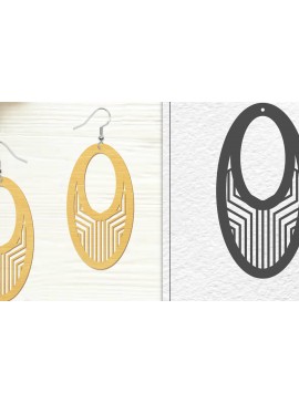 Σετ των 3 Intra απο ξύλο plywood 3mm-4mm πάχος - Σκουλαρίκια Laser Cut | Σχέδιο σκουλαρίκια Δίασταση 3x3 cm INTRAFABR-102045704