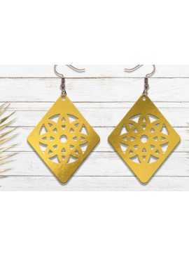 Σετ των 3 Intra απο ξύλο plywood 3mm-4mm πάχος - Σκουλαρίκια Laser Cut, Σκουλαρίκια Laser Cut S Δίασταση 3x3 cm INTRAFABR-88133275