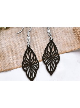 Σετ των 3 Intra απο ξύλο plywood 3mm-4mm πάχος - Σκουλαρίκια Laser cut. Σκουλαρίκια . Δίασταση 3x3 cm INTRAFABR-111022447