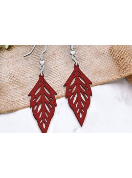 Σετ των 3 Intra απο ξύλο plywood 3mm-4mm πάχος - Σκουλαρίκια Laser cut. Σκουλαρίκια κοπής με λέιζερ S Δίασταση 3x3 cm INTRAFABR-111084350