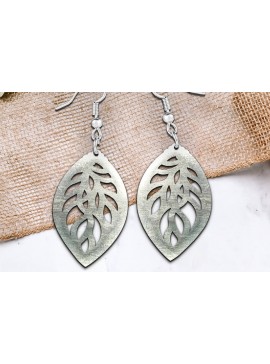 Σετ των 3 Intra απο ξύλο plywood 3mm-4mm πάχος - Σκουλαρίκια Laser cut. Σκουλαρίκια Teadrop  Δίασταση 3x3 cm INTRAFABR-111880821