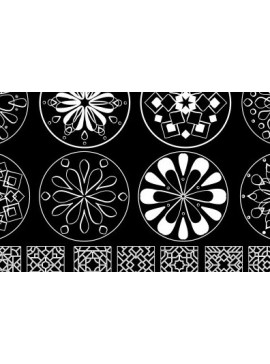 Σετ των 3 Intra απο ξύλο plywood 3mm-4mm πάχος - Σκουλαρίκια Laser  Bundle Δίασταση 3x3 cm INTRAFABR-100515458