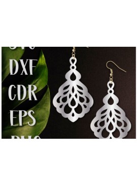 Σετ των 3 Intra απο ξύλο plywood 3mm-4mm πάχος - Σκουλαρίκια Laser  Cut, Jewelry Gift  Δίασταση 3x3 cm INTRAFABR-99490121