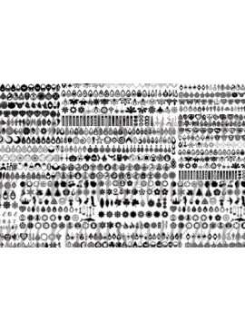 Σετ των 3 Intra απο ξύλο plywood 3mm-4mm πάχος - Σκουλαρίκια Δερμάτινο Σκουλαρίκι Boho Σκουλαρίκι Δίασταση 3x3 cm INTRAFABR-59067060