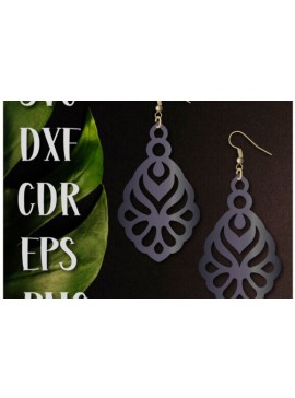 Σετ των 3 Intra απο ξύλο plywood 3mm-4mm πάχος - Πρότυπο  για σκουλαρίκια, σκουλαρίκια Boho. Δίασταση 3x3 cm INTRAFABR-98344803