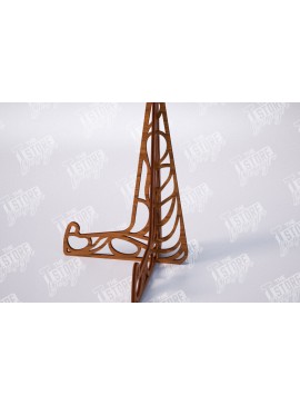 Σετ των 2 Intra απο ξύλο plywood 3mm-4mm πάχος - Στάση καβαλέτο | Πλάκα Τέχνης | Εμφάνιση φωτογραφιών Δίασταση 20x20 cm INTRAFABR-114079077
