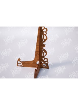 Σετ των 2 Intra απο ξύλο plywood 3mm-4mm πάχος - Στάση καβαλέτο | Πλάκα Τέχνης | Εμφάνιση φωτογραφιών Δίασταση 20x20 cm INTRAFABR-114079075