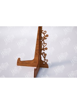 Σετ των 2 Intra απο ξύλο plywood 3mm-4mm πάχος - Στάση καβαλέτο | Πλάκα Τέχνης | Εμφάνιση φωτογραφιών Δίασταση 20x20 cm INTRAFABR-114079078