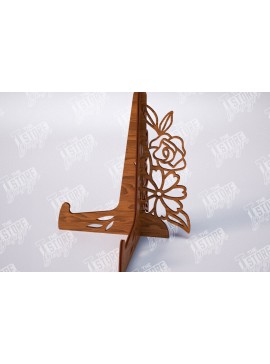 Σετ των 2 Intra απο ξύλο plywood 3mm-4mm πάχος - Στάση καβαλέτο | Πλάκα Τέχνης | Εμφάνιση φωτογραφιών Δίασταση 20x20 cm INTRAFABR-114079082