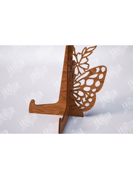 Σετ των 2 Intra απο ξύλο plywood 3mm-4mm πάχος - Στάση καβαλέτο | Πλάκα Τέχνης | Εμφάνιση φωτογραφιών Δίασταση 20x20 cm INTRAFABR-114079093