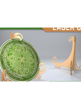 Intra απο ξύλο plywood 3mm-4mm πάχος - Easel Stands Laser Cut. Σχεδιασμός  Δίασταση 30x20 cm INTRAFABR-82462129