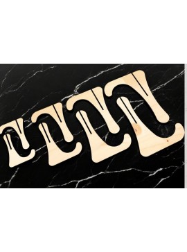 Σετ των 2 Intra απο ξύλο plywood 3mm-4mm πάχος - Easel Template Design 228 Δίασταση 30x20 cm INTRAFABR-118581797