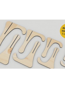 Intra απο ξύλο plywood 3mm-4mm πάχος - Καβαλέτα για Οθόνη / Φωτογραφική βάση Δίασταση 30x20 cm INTRAFABR-42956579