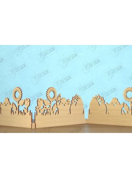 Σετ των 3 Intra απο ξύλο plywood 3mm-4mm πάχος - Πασχαλινή πινακίδα ακορντεόν | Διακόσμηση σπιτιού | CNC Δίασταση 15x15 cm INTRAFABR-117875653