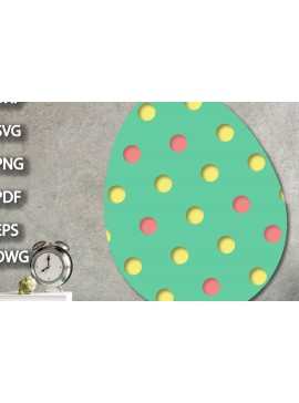 Σετ των 2 Intra απο ξύλο plywood 3mm-4mm πάχος - Πασχαλινό μωρό με πολυστρωματικό κόψιμο με λέιζερ Δίασταση 15x15 cm INTRAFABR-26325508